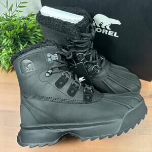 Sorel Men's Scout 87 LUX Waterproof Winter Boots Black Size 8